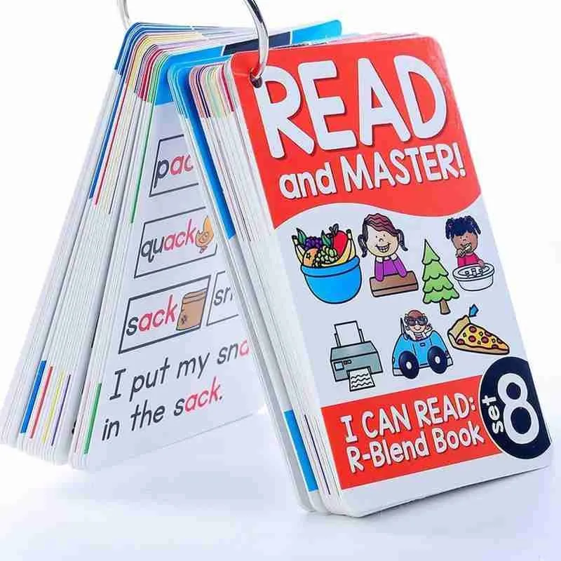 Early Learning Phonics Cards Education Word Learning Gifts Card Language Toys For Kids Educational English Learning Toys baby & toddler toys diy