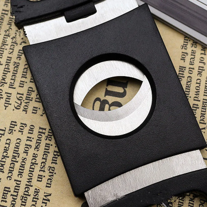 Ножницы карманные из нержавеющей стали с двойными лезвиями для сигар 1