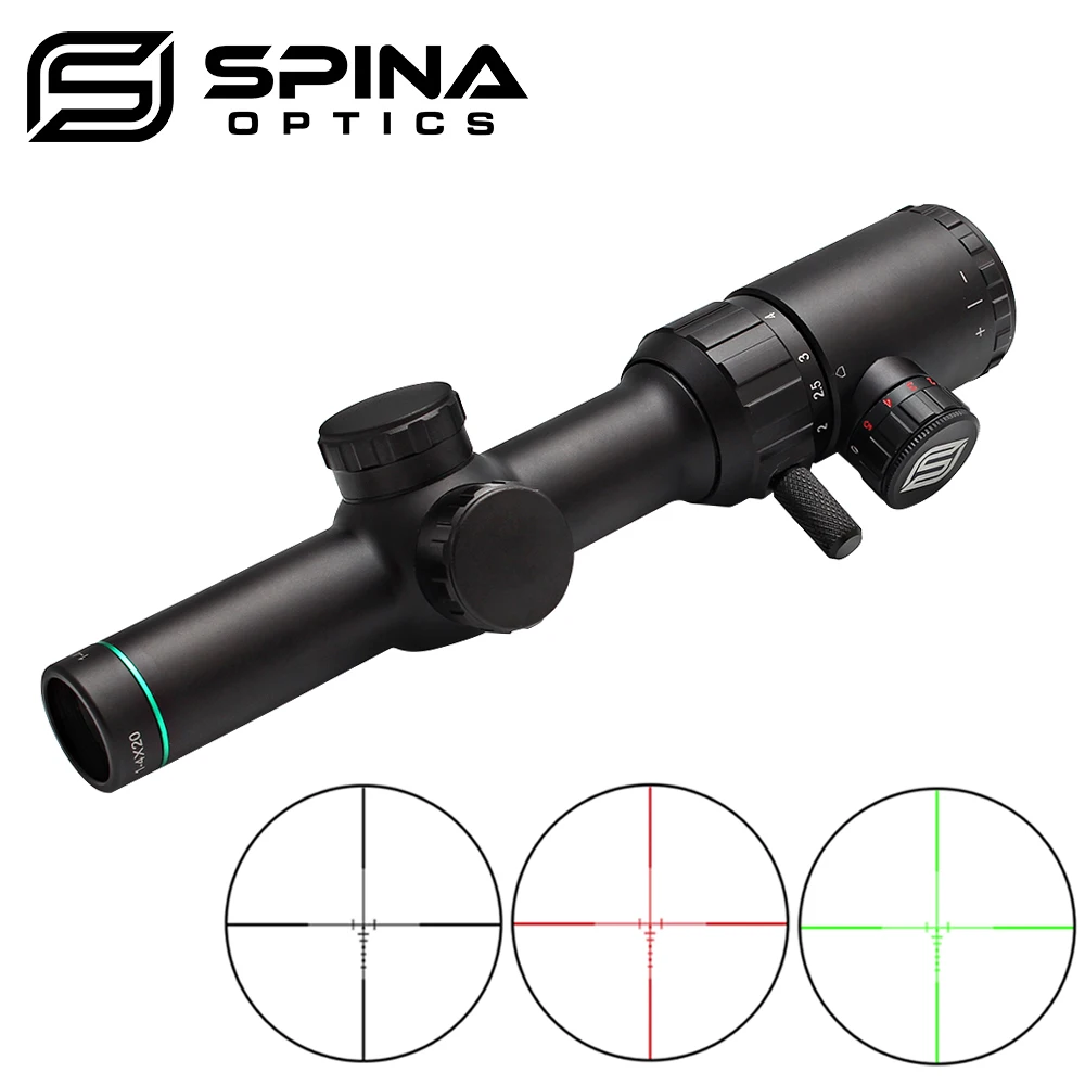 Оптический прицел SPINA OPTICS 1 4X20 для винтовки с креплениями|rifle scope|hunting scopesriflescope hunting