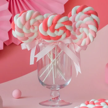 

Simulation cotton lollipop fake cake shooting props cake model fake dessert table decoration window decoration model