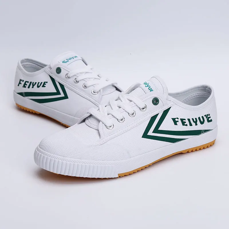 French Version Feiyue Shoes Men Women Canvas Shoes Breathable Sneakers Men Flats Chinese Kungfu Shoes Wushu Martial Arts Slipper