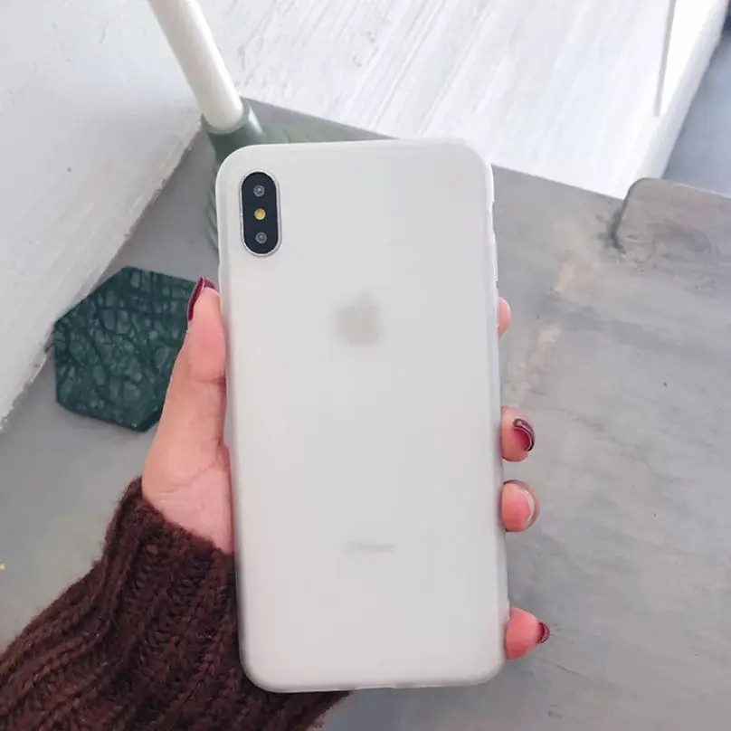 Силиконовый чехол ярких цветов для Iphone 11 Pro Xs Max X Xr 8 7 6s 6 Plus, Ультратонкий Мягкий чехол из ТПУ на заднюю панель, чехол для Iphone 5S, SE 5 S - Цвет: transparent