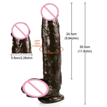 GaGu Big Coffee Dildo no vibrator suction cup dildo realistic huge horse dildos no vibrators adult toys toys for woman sex shop 6