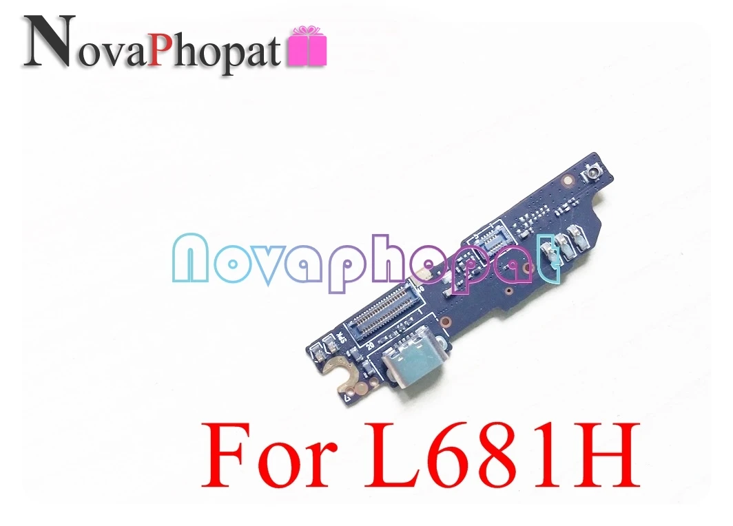 Novaphopat For Meizu M3 Note L681H Charger Port USB Dock Charging Port Connect Connector Microphone Mic Flex Cable +tracking