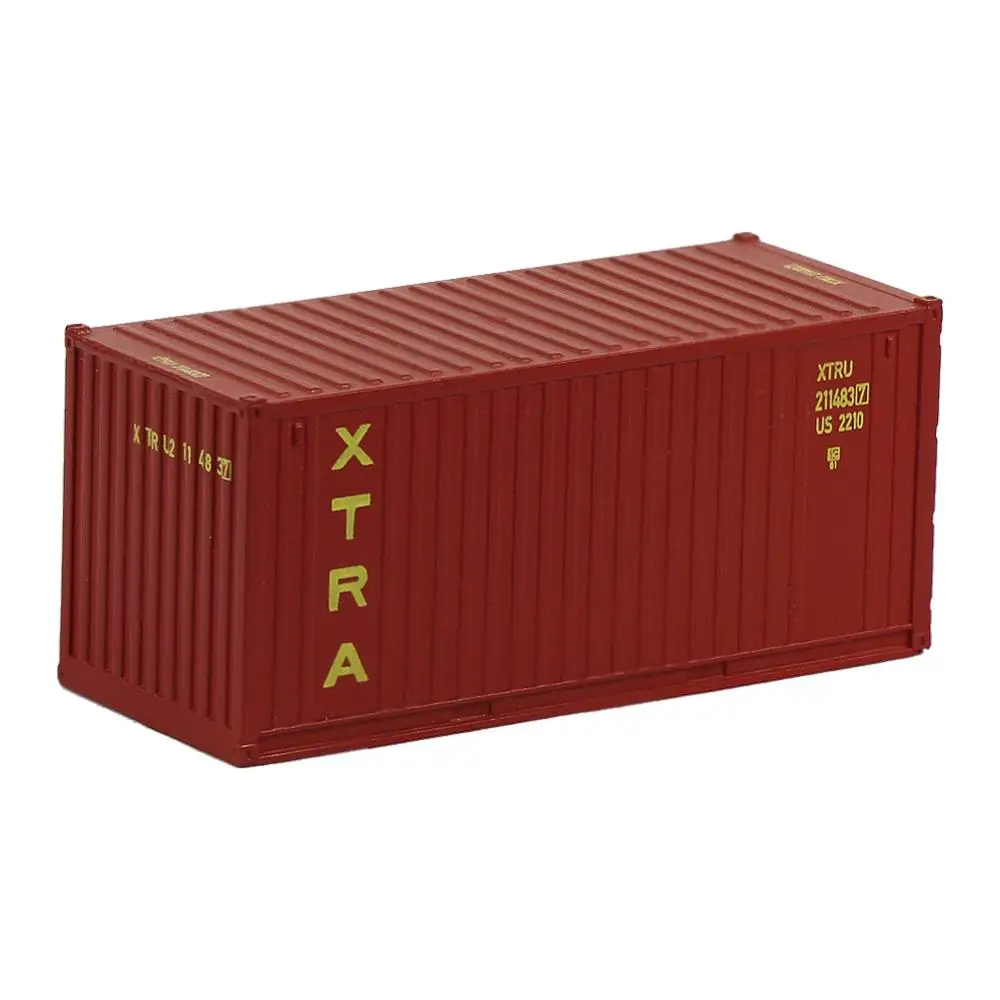 3pcs Different 1:150 20ft Containers N Scale Shipping Container Freight Car 