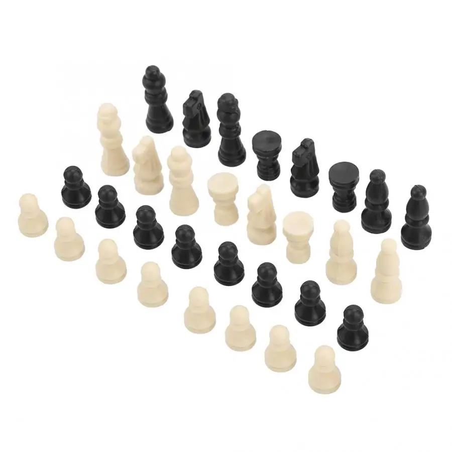 

32pcs High Qulity Foldable International Solid Chess for Entertainment Tool for Fun 13mm Diameter For Chess Games Accessory