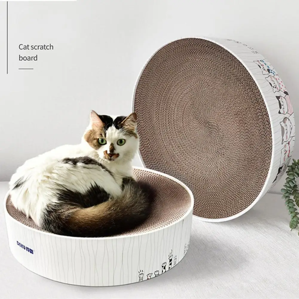 13 39 16 26in Cat Round Scratch Pad Corrugated Paper Scratcher