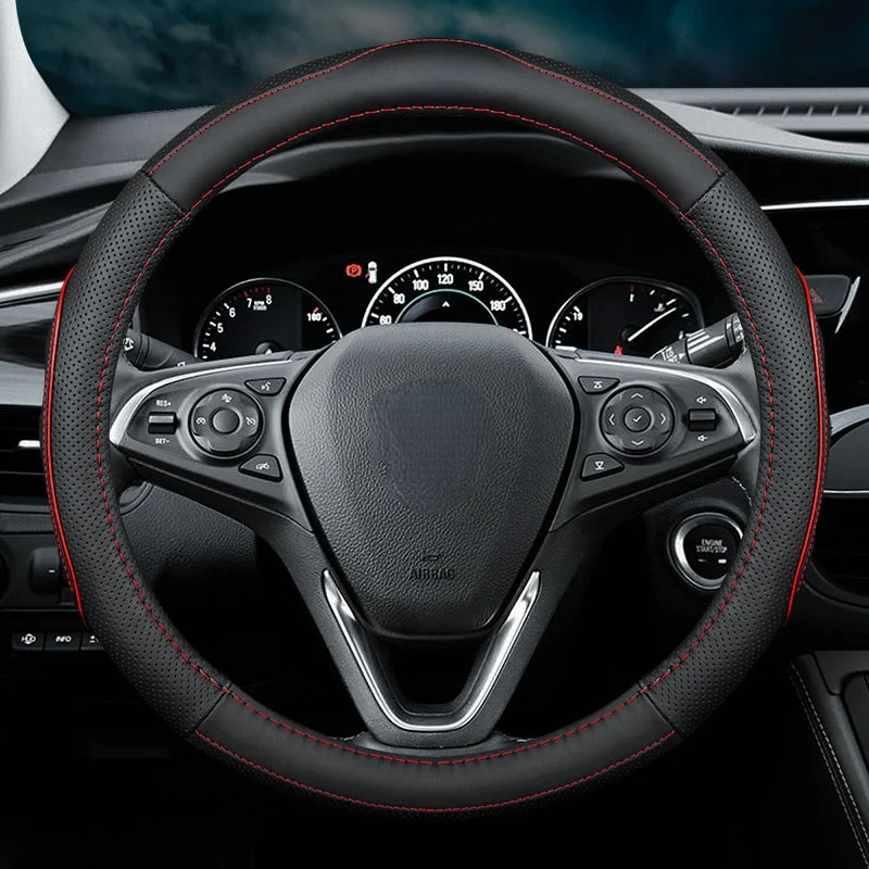 Leather Steering Wheel Cover for Proton X70 Pre Lriz Wira Waja Ertiga