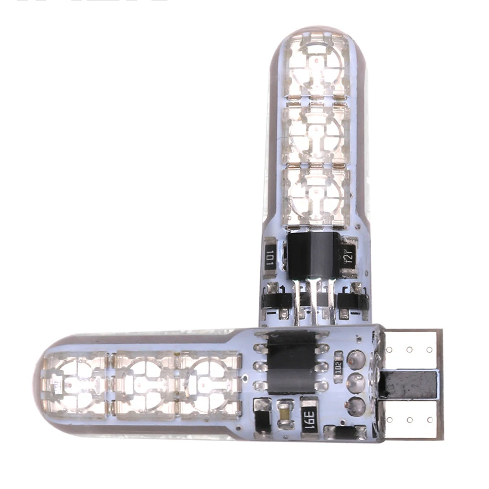 2 шт. автомобисветильник светодиодсветодиодный лампы RGB T10 5050 6SMD для