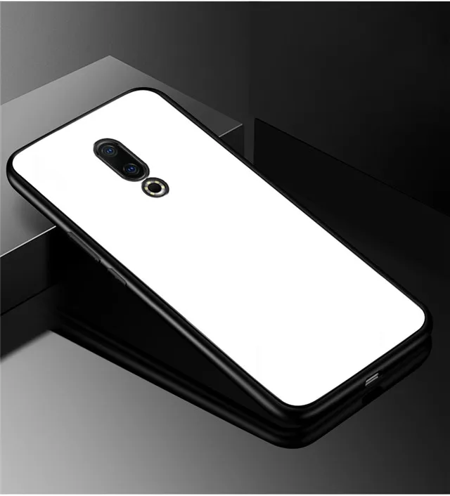 36 Для Meizu 15 чехол из закаленного стекла, жесткая задняя крышка для Meizu 15 Plus, чехол 15 Plus, мягкий бампер для Meizu15, защитный чехол s - Цвет: 36