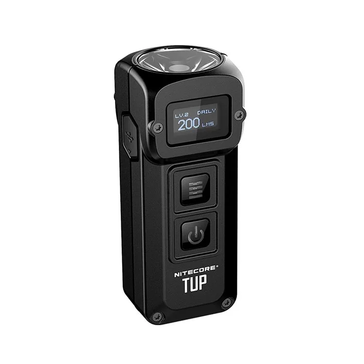 NITECORE TUP USB Перезаряжаемый мини-фонарик CREE XP-L HD V6 max 1000 лм дальность луча 180 м революционный Интеллектуальный EDC фонарь