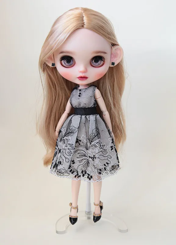 Новое кукла 1/6 кружевное платье ob24 платье кукольный наряд(Fit blyth, ob24, pullip, azone, licca, BJD, ICY, кукла 1/6