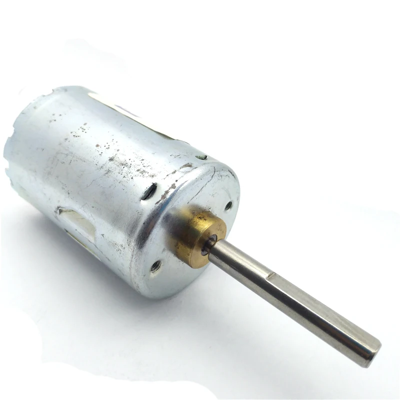 Lunghezza Dell'Albero Lungo 43Mm Motore 545 Dc 24 V 6500 Giri/Min Ad Alta Velocità Mini Motore Elettrico 24 V Volt Invertito Metallo Motore Fai Da Te 