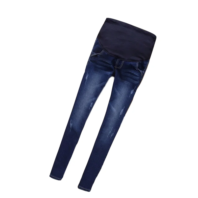 Джинсовые джинсы для беременных женщин с карманом на щиколотке; синяя одежда для кормления; Узкие Леггинсы для беременных; брюки; одежда
