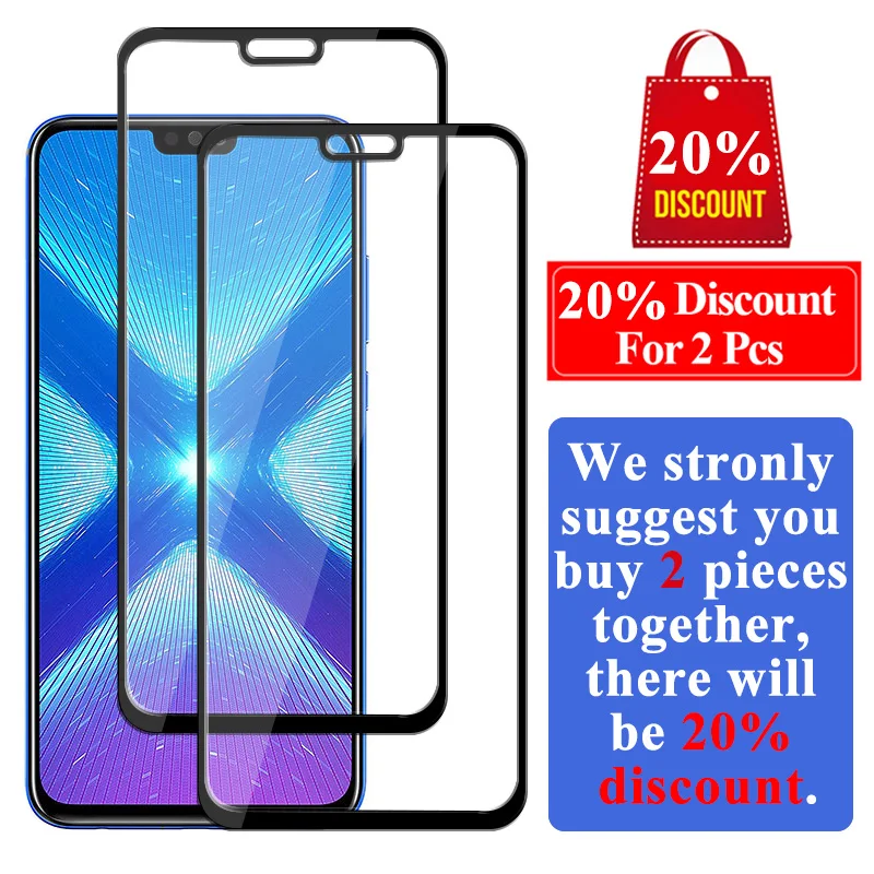 Honor 8X закаленное стекло для huawei Honor8x Honer 7X защитная пленка Honor7x Xonor 9X Защитная пленка для экрана Huawey X8 X7 Hono 8 7 9 X Броня
