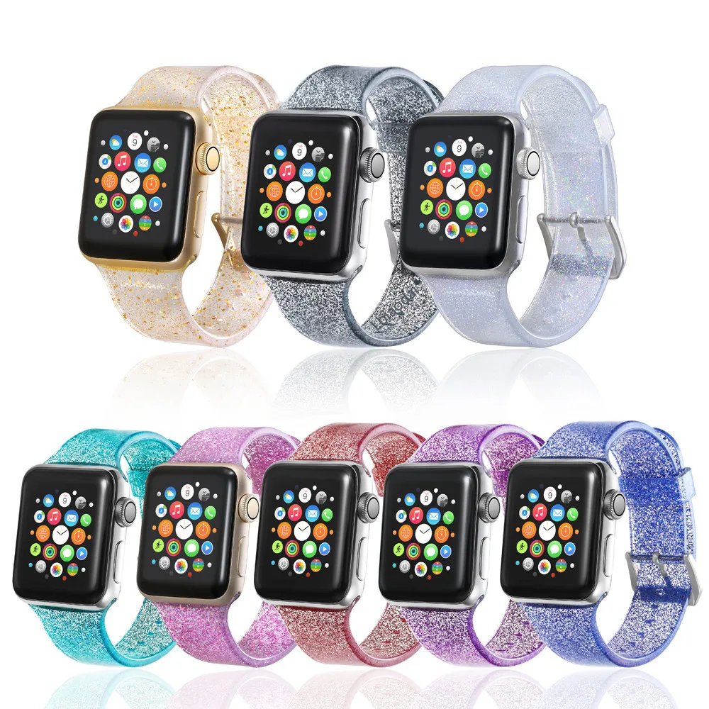 Ремешок силиконовый для Apple Watch Band 4 3 5 iWatch 42 мм 38 44 40 мм|Ремешки часов| |