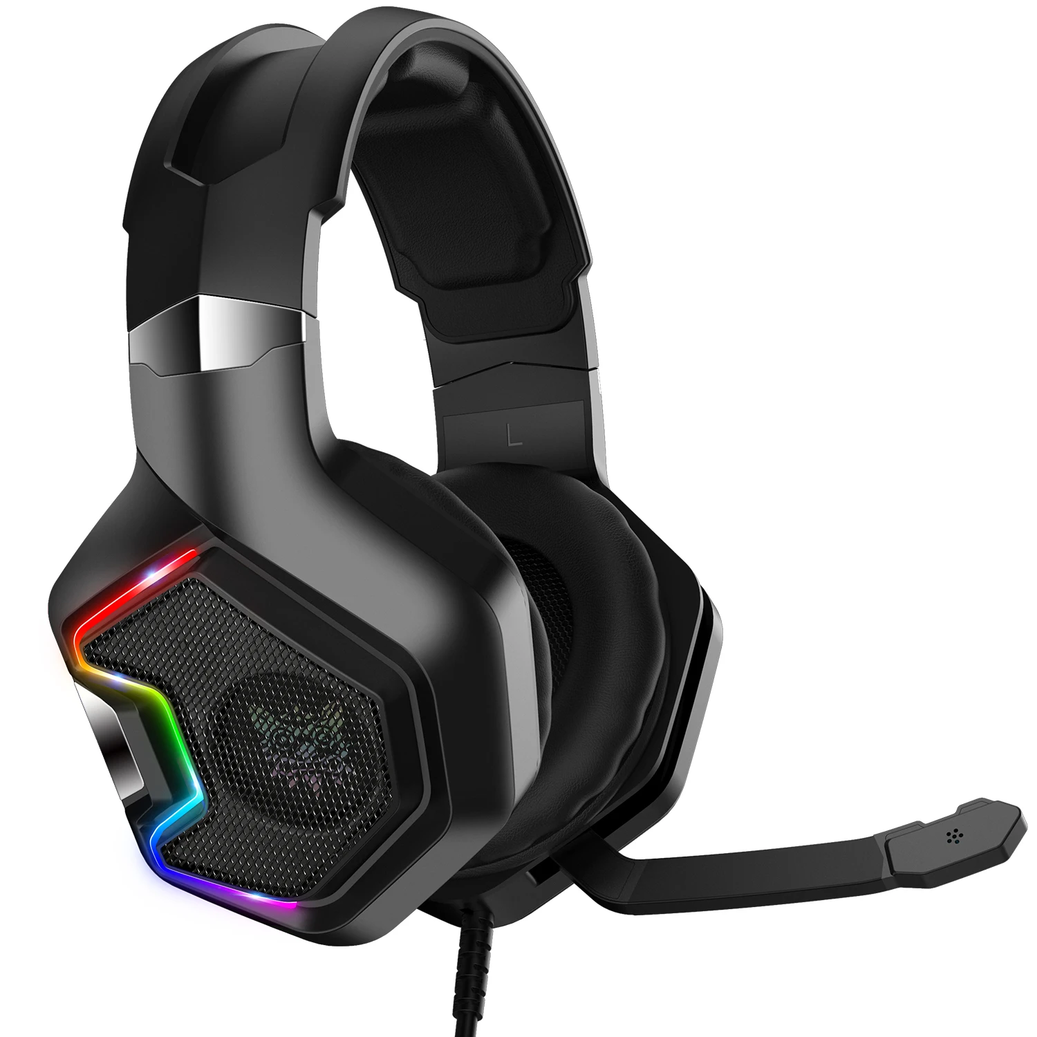 3 5 мм аудио стерео игровые наушники RGB светодиодный светильник игровая гарнитура