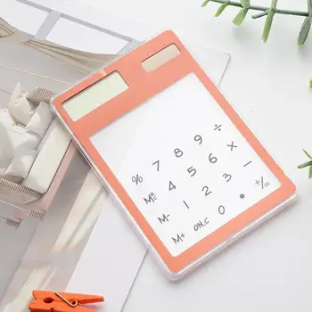 

Screen Ultra-thin Transparent Computer Transparent School Clear Science Computing Stationery Calculator Solar Office U2R8