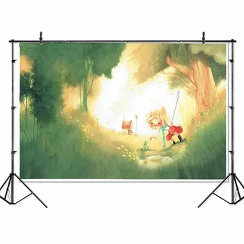 

SeekProVinyl fairy cartoon wonderlandBirthday Banner photo Backgrounds Printed Professional Indoor Photographic studio Backdrops