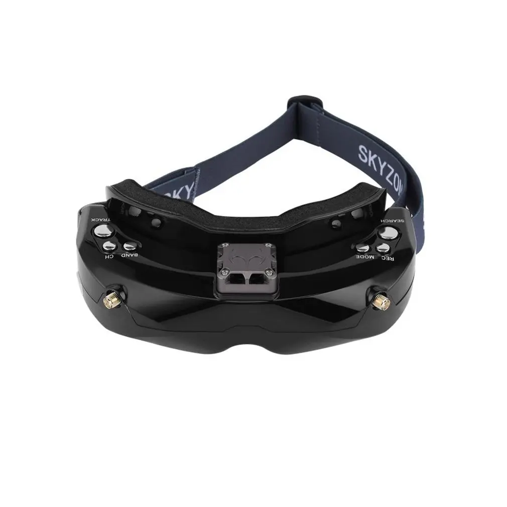 SKY02C 5,8 GHz 48CH разнообразие FPV очки поддержка HDMI отслеживание головы с вентилятором DVR фронтальная камера для радиоуправляемого дрона - Цвет: SKY02C