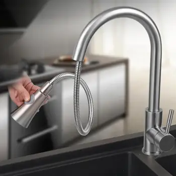 

Rotate Faucet Faucet Filter Flexible Hose Sturdy Rotatable Lengthen Save Water Kitchen Bathroom Saving Faucet Water Adapter