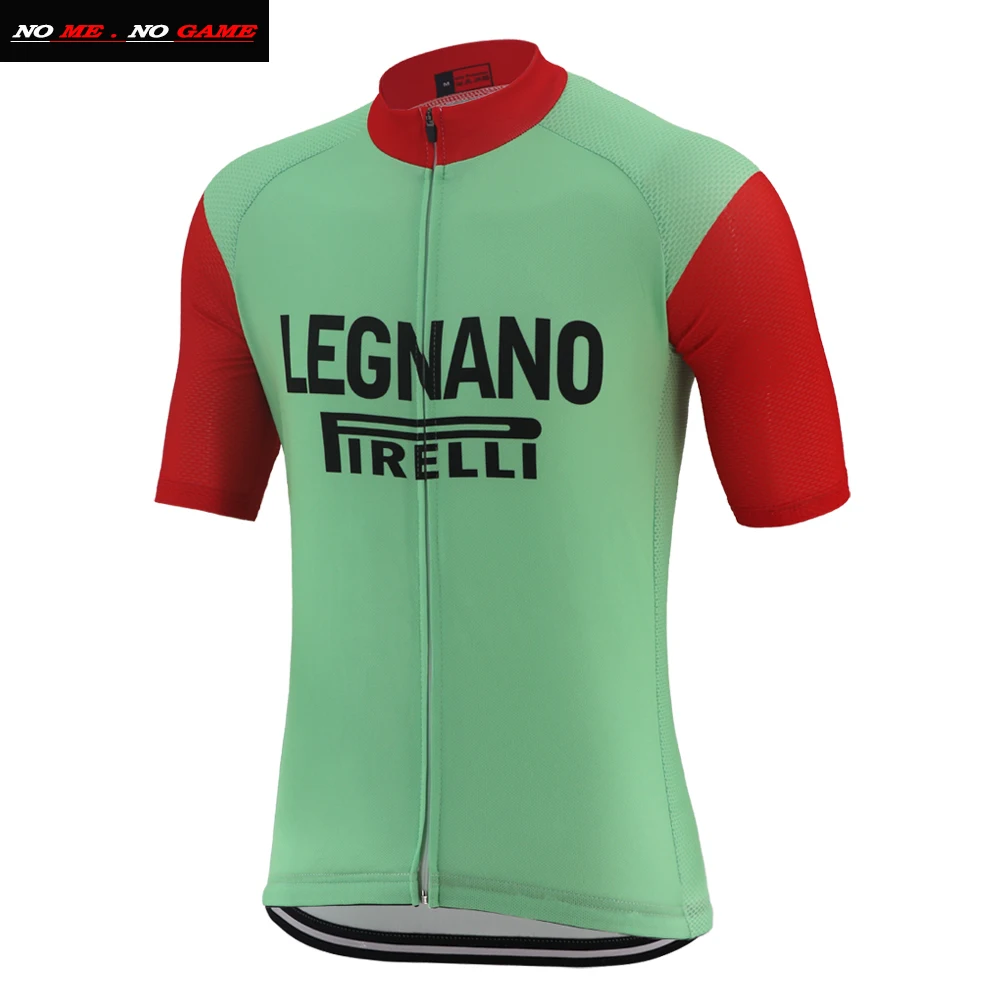 men Классическая велосипедная майка ретро мужские топы ever green с красным рукавом pro mtb Дорожный велосипед одежда быстросохнущая защита от пота полиэстер - Цвет: men