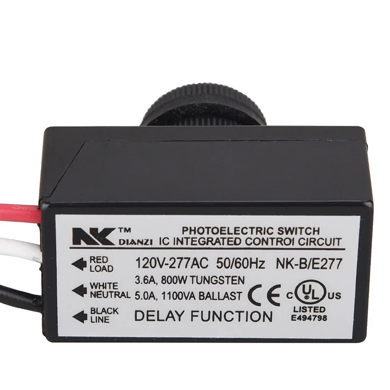 

Mini Photocell Photoelectric Switch Light Lamp Switching Sensor AC 80V-277V SEP99