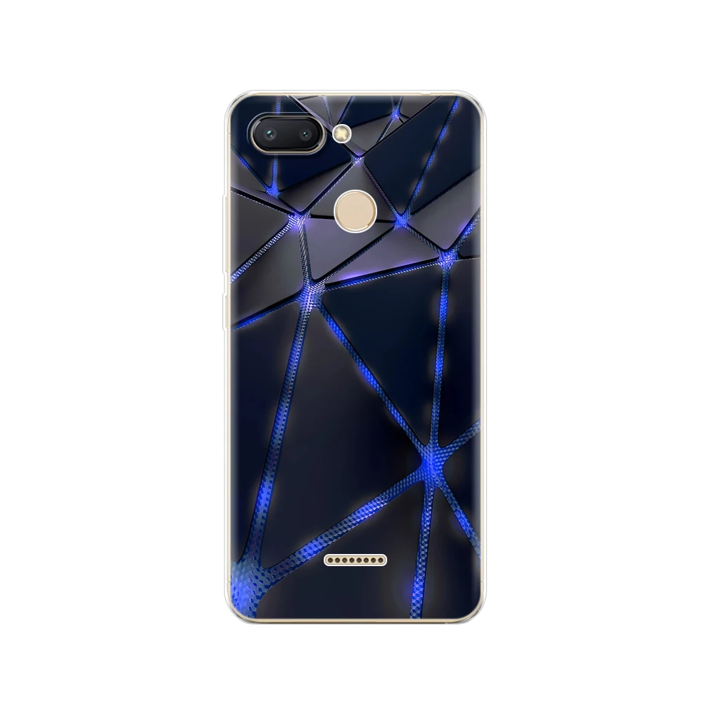 Dành Cho Xiaomi Redmi 6 Pro Silicone Hoàn Toàn Bảo Vệ Mềm Mại Ốp Lưng Tpu Cho Xiaomi Redmi 6 Ốp Lưng Silicone túi Đựng Điện Thoại Hoa 