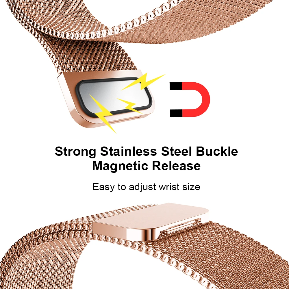 22 мм 20 мм 18 мм Миланский ремешок для gear sport/S2/S3 Frontier Classic Band huami amazfit ремешок Bip huawei GT Galaxy active 42 46 мм