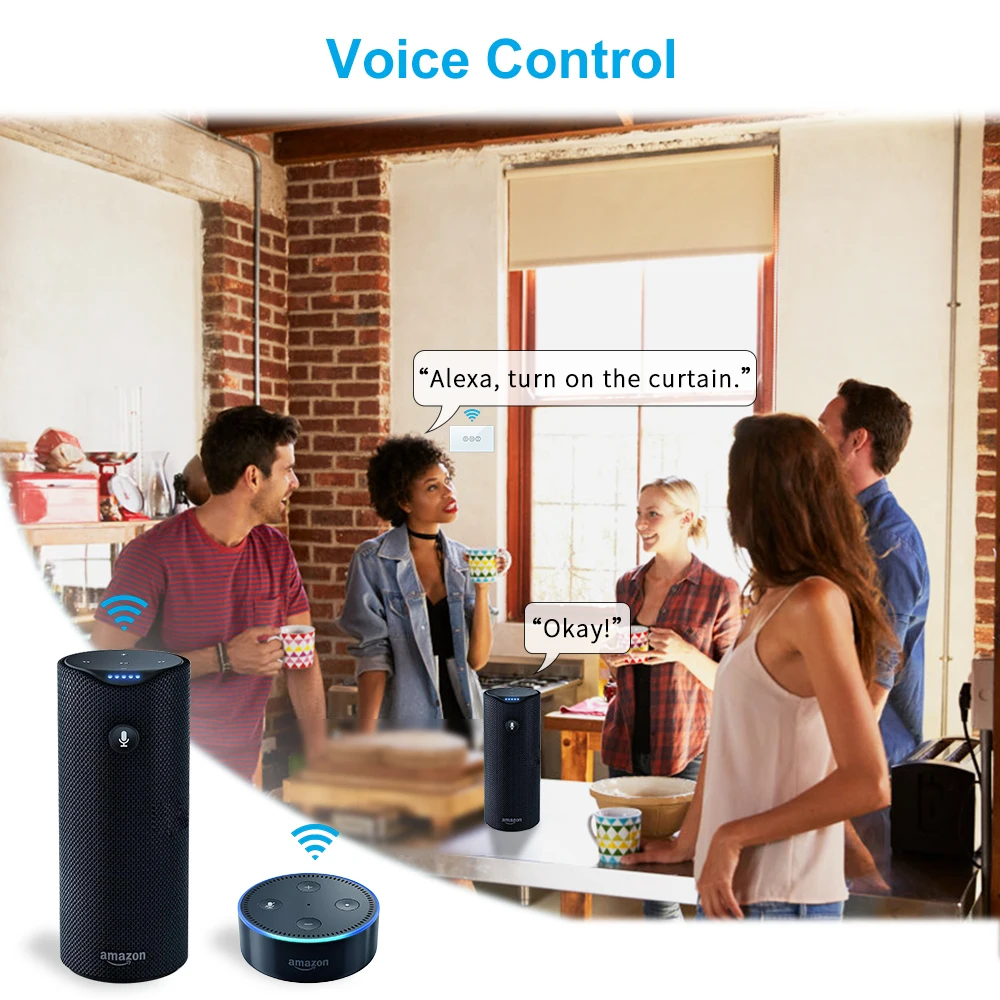 Фото Переключатель для штор Tuya Smart Life ZigBee 3,0, переключатель для рольставней с электромотором Google Home Alexa Echo, Голосовое управление «сделай сам» MQTT №5