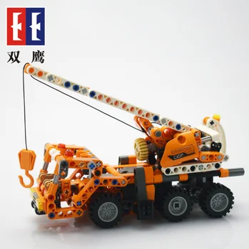 

Shuangying C52013 technology series click crane crane puzzle assembling building blocks toys Engineering vehicle building blocks
