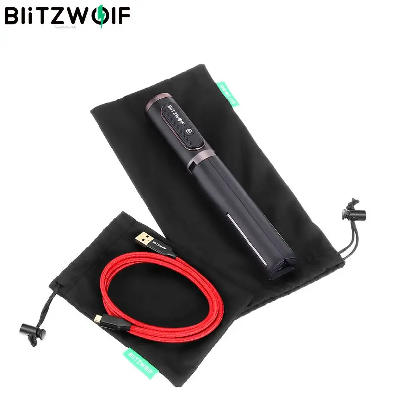 BlitzWolf BW-ST1 портативный кабельный Органайзер для хранения наушников сумка для кабельных наушников банка палочки для селфи сумка для хранения