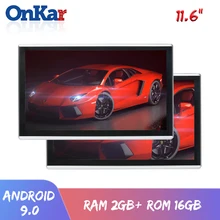 ONKAR Android 9,0 подголовник монитор с 11,6 дюймов ips сенсорный экран 1920*1080 1080P Поддержка mirror link wifi FM радио SD HDMI