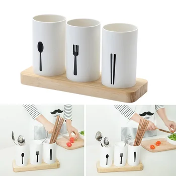 

Cutlery Drainer Storage Racks Holders Organizer Kitchen Housekeeper Chopsticks Forks Spoons Console Stand Decoration Home