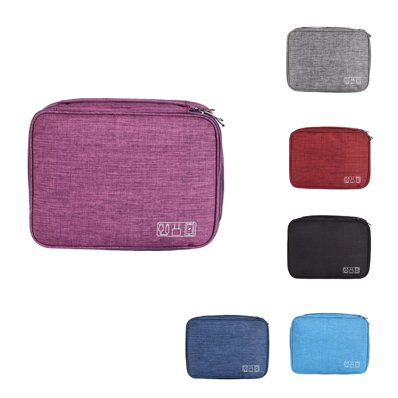 Electronic Storage Bag Gadget Organizer Charger Cable Wires Headphone Case Travel Digital Accessories Pouch
