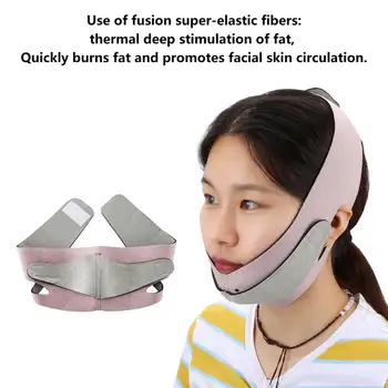 

Women Face Slim V-Line Lift Up Belt Slimming Chin Cheek Slim Lift Up Mask V Face Line Belt Anti Wrinkle Strap Band Facial Beauty