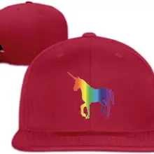 TSDFCMens& Woman's Trucker Bitch I'm A Unicorn Rainbow Design плоская кепка Регулируемая унисекс