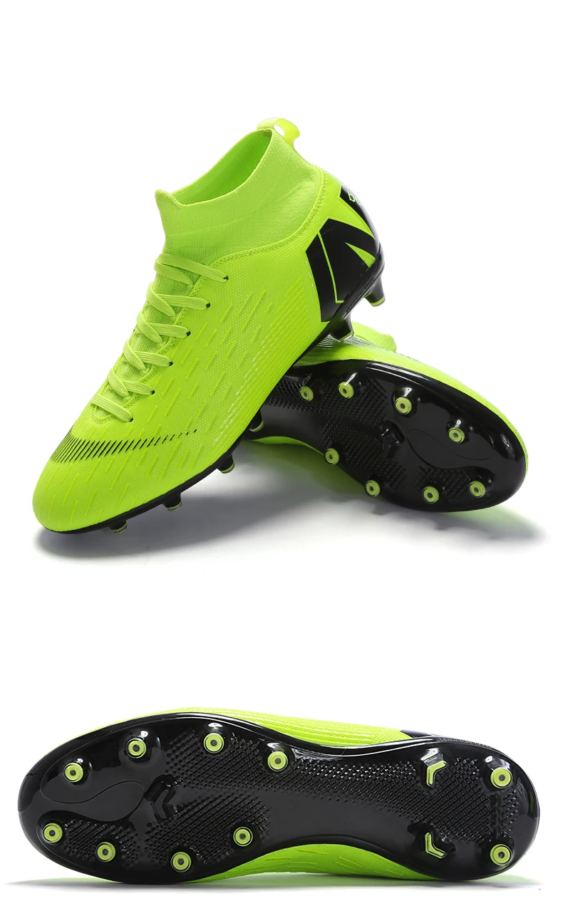 豹步足球鞋-705绿黑_25