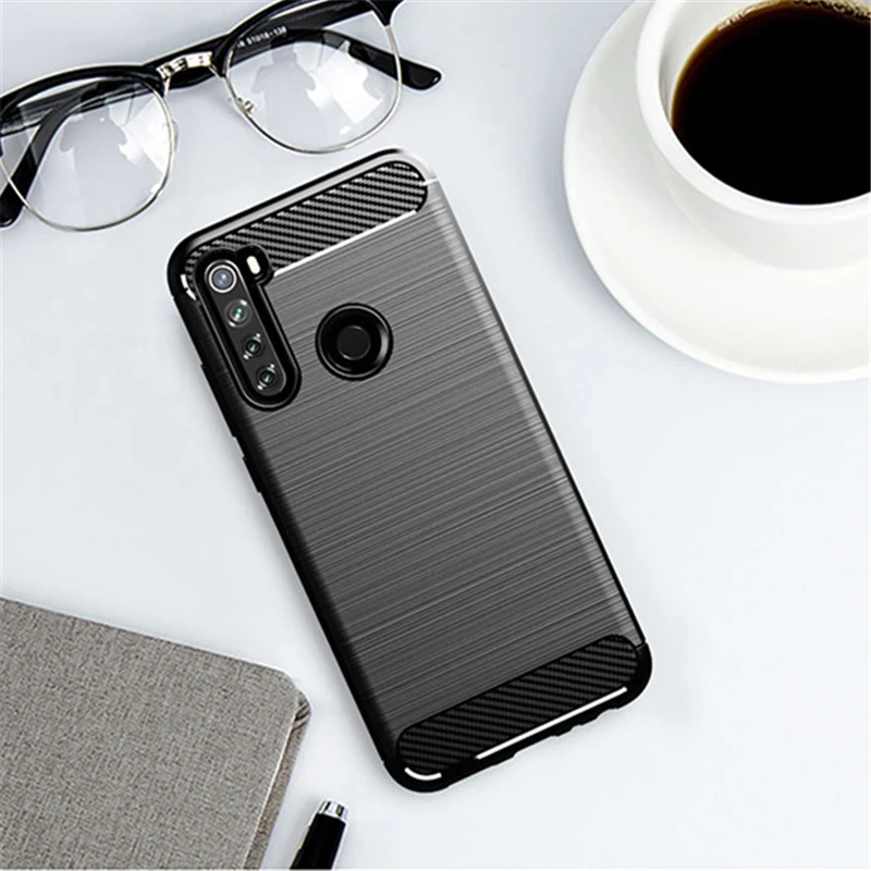 Чехол для Xiaomi Redmi Note 8T чехол Poco X3 M3 Pro NFC силиконовый из углеродного волокна 10 9T |