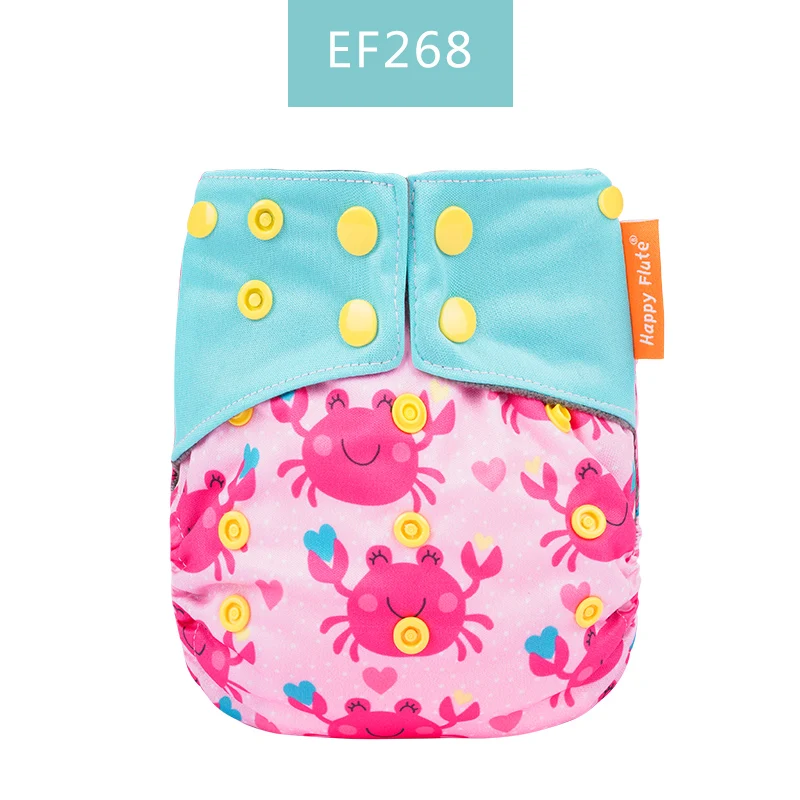 Счастливая флейта ткань пеленки бамбуковый уголь ночь AIO Сонная детская ткань 1 шт - Цвет: EF268