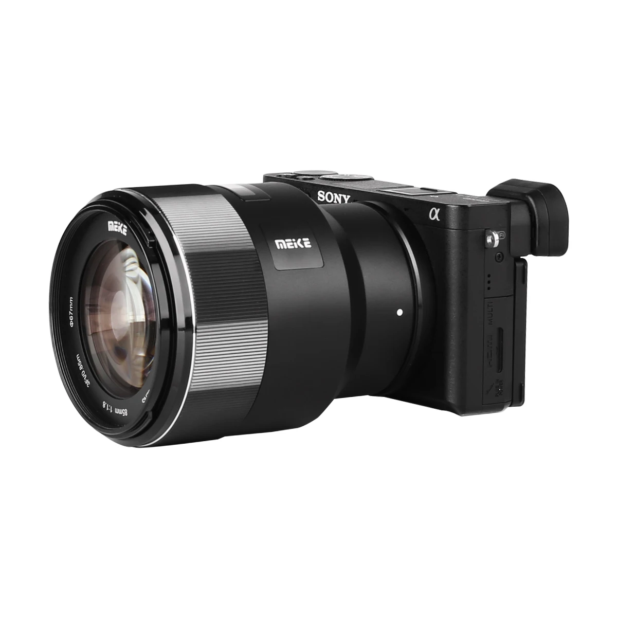 MEIKE 85 мм F1.8 объектив камеры фиксированный ручной фокус объектив поддерживает APS-C/полный каркас объектив для Sony E mount camera A7RIII A7III A7M3