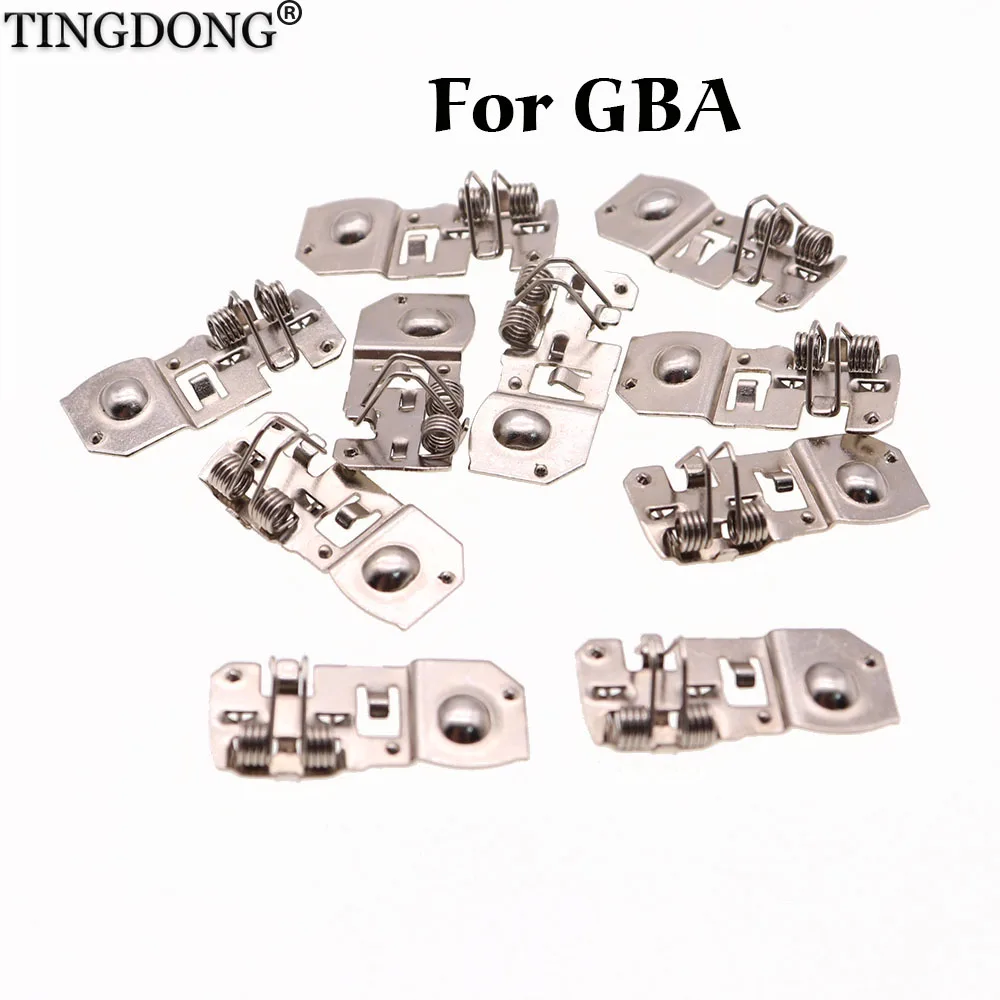 10 Pz/Lotto Terminali Della Batteria Contatti A Molla Molla Della Batteria Per Nintendo Game Boy Advance Console Di Gioco Per Gba Chengchengdianwan