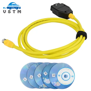 

ESYS Data Cable For BMW F-serie ENET Ethernet to OBD Interface E-SYS ICOM Coding OBD2 Automotivo Car Diagnostic Auto Cable Tool