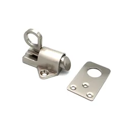 Automatic Spring Loaded Latch Zinc Alloy Security Gate Door Lock for Doors Cabinets Drawers Windows AA