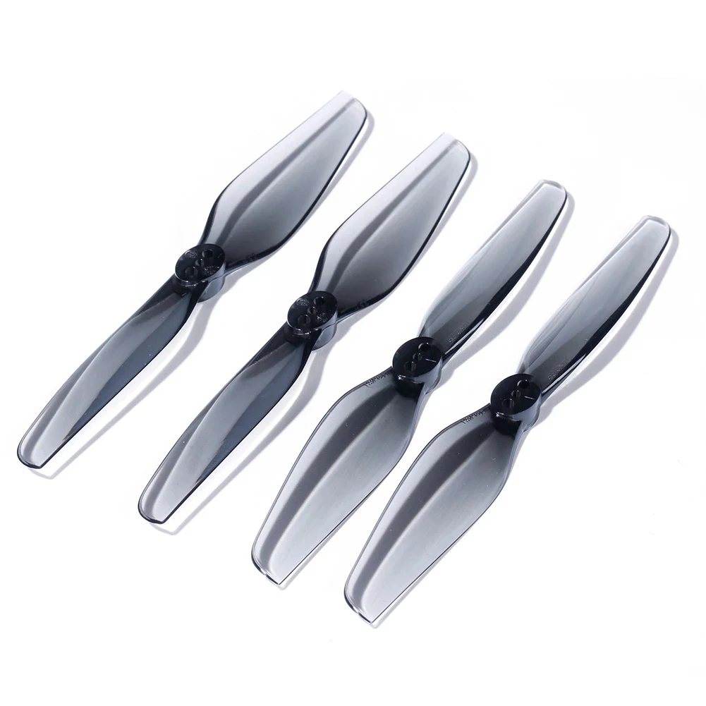 HQPROP T4X2.5 Grey 4025 2-Blade PC Propeller for RC FPV Racing Freestyle 4inch Toothpick Micro Long Range LR4 Drones Explorer thumbnail 6