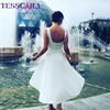 TESSCARA Women Elegant Vintage A-Line Dress Office Lady One-Piece Female Casual Party Vestido Designer White Ball Gown Sundress ► Photo 2/6