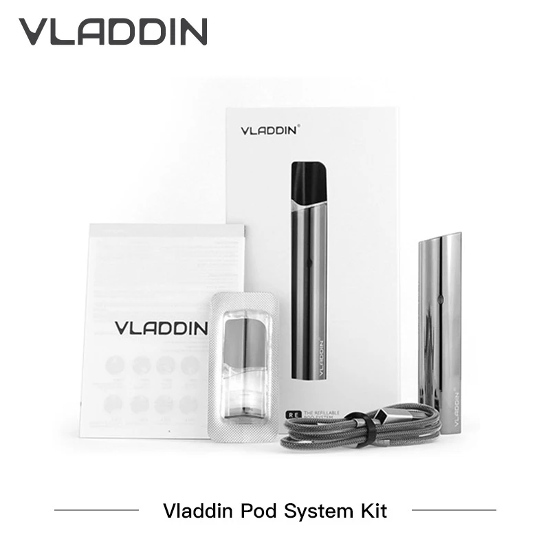 Электронные сигареты VLADDIN RE полный комплект испаритель Pod Systme аккумулятор 350 мАч 1