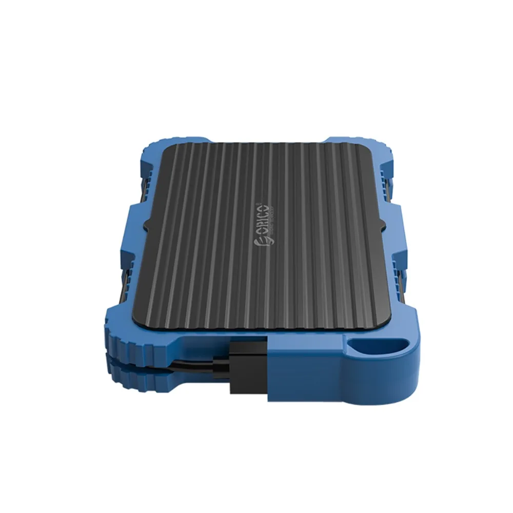 ORICO 2,5 дюймов USB3.0 HDD чехол с тройной защитой с крюком для наружного использования водонепроницаемый ударопрочный пылезащитный жесткий диск коробка для HDD SSD