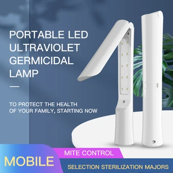 

UVC Disinfection Lamp 2W UV Sterilization Lamp USB Ultraviolet Disinfection Light Travel esterilizado UV Lamp Sterilizing Light