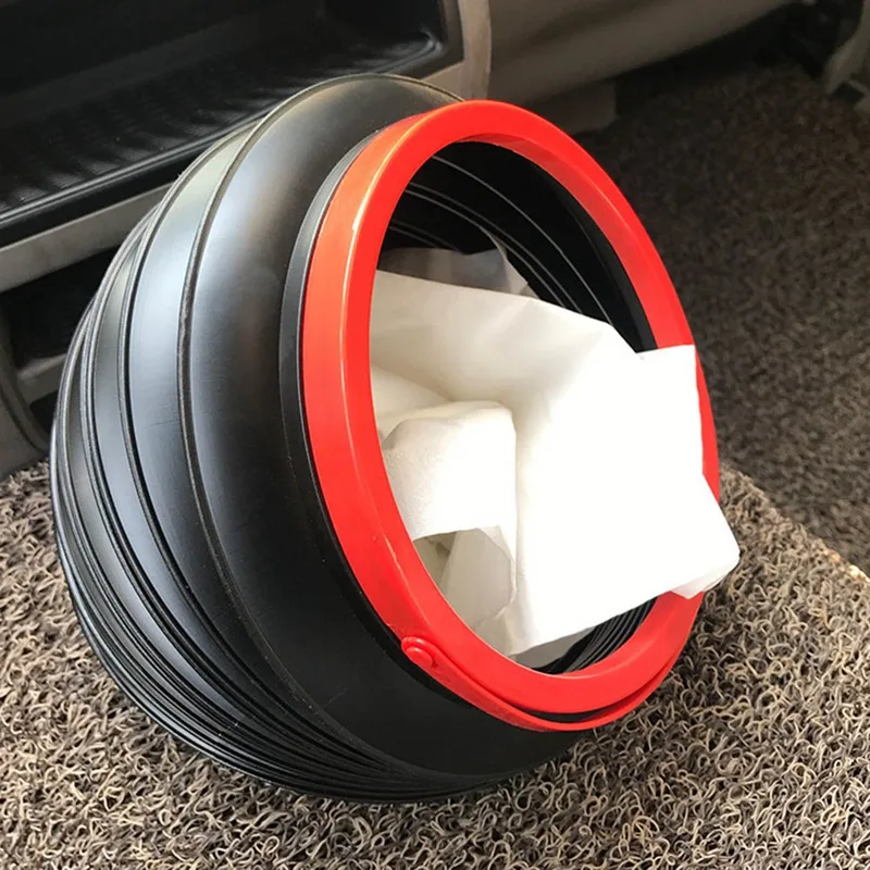 Durable Car Trash Bag Collapsible Car Garbage Litter Holder for Traveling